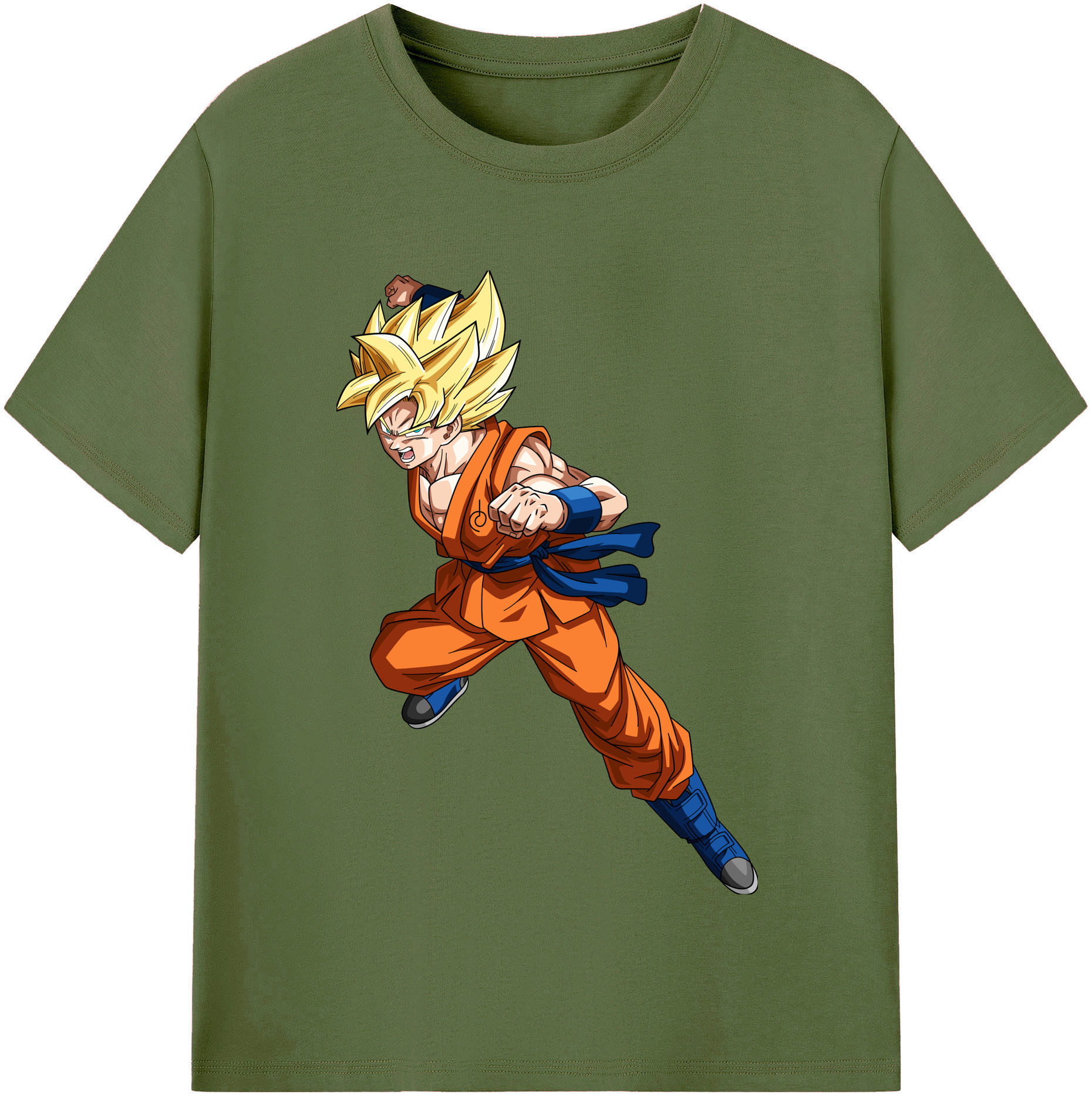 （画像用） ドラゴンボール 孫悟空（そん ごくう）Son Goku カカロット DRAGON BALL Kakarotto 綿100％半袖Tシャツ（フロントプリント）
